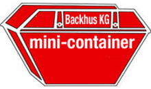 Kundenlogo von Backhus KG Containerdienst - Minicontainer Wiesbaden u. Rhein-Main-Taunus