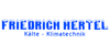 Kundenlogo von Kälte- u. Klimatechnik Friedrich Hertel GmbH Co. + KG
