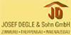 Kundenlogo von Degle Josef & Sohn GmbH Zimmerei