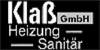 Kundenlogo von Klaß GmbH Heizung-Sanitär