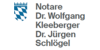 Kundenlogo von Notare Dr. Kleeberger und Dr. Schlögel