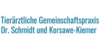 Kundenlogo von Tierärztliche Gemeinschaftspraxis Dr. Schmidt / Korsawe-Kiemer