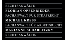 Kundenlogo von Rechtsanwälte Oppenrieder, Kress & Schablitzky