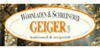 Kundenlogo von Schreinerei & Wohnladen Geiger GmbH
