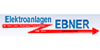 Kundenlogo von Elektroanlagen EBNER Robert Ebner GmbH