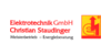 Kundenlogo von Elektrotechnik Staudinger GmbH