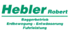 Kundenlogo von Hebler Robert Baggerbetrieb