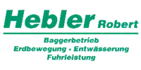 Kundenlogo Hebler Robert Baggerbetrieb