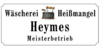 Kundenlogo von Wäscherei u. Heißmangel Heymes Meisterbetrieb