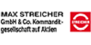 Kundenlogo von STREICHER MAX GmbH & Co. Kommanditgesellschaft auf Aktien