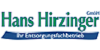 Kundenlogo von Hirzinger GmbH Entsorgungsfachbetrieb Kanalreinigung