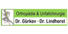 Kundenlogo von Gemeinschaftspraxis für Orthopädie und Unfallchirurgie Gürkov H. Dr.med.,  Lindhorst A Dr.med.