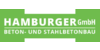 Kundenlogo von Hamburger GmbH Beton-u. Stahlbetonbau