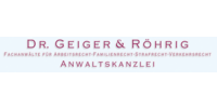 Kundenlogo Dr. Geiger u. Röhrig Anwaltskanzlei