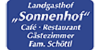 Kundenlogo von Landgasthof Sonnenhof