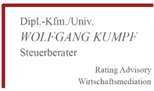 Kundenlogo von Dipl.-Kfm./Univ. Wolfgang Kumpf Steuerberater