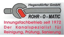 Kundenlogo von Rohrreinigung ROHR-O-MATIC HEGENDÖRFER GMBH
