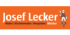 Kundenlogo von Josef Lecker Maler- Kirchenmaler- Vergolder GmbH & Co.KG