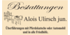 Kundenlogo von Ulirsch Alois und Sonja Bestattungen