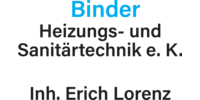 Kundenlogo Binder Heizungs- Sanitärtechnik e. K. Inh. Erich Lorenz