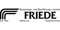 Kundenlogo Bestattungsinstitut FRIEDE Häring e.K.