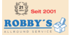 Kundenlogo von Robby's Allround Service