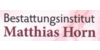 Kundenlogo von Bestattungsinstitut HORN