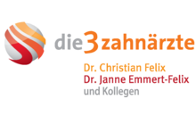 Kundenlogo von Die 3 Zahnärzte, Dr. Christian Felix, Dr. Janne Emmert-Feli...