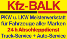 Kundenlogo von Kfz Balk GmbH & Co. KG