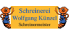 Kundenlogo von Künzel Wolfgang Schreinereimeisterbetrieb