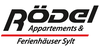 Kundenlogo von Appartements & Ferienhäuser Sylt, Rödel