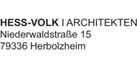 Kundenlogo Hess-Volk Architekten PartGmbB