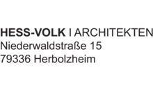 Kundenlogo von Hess-Volk Architekten PartGmbB