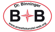 Kundenlogo von Binninger, Dr. Anwaltskanzlei; Rechts- und Steuerberatung; Fachanwalt für Steuer- und Familienrecht