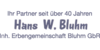 Kundenlogo von Hans W. Bluhm, Inh. Erbengemeinschaft Bluhm