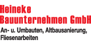 Kundenlogo Heineke Bauunternehmen GmbH