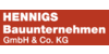 Kundenlogo von Hennigs Bauunternehmen GmbH & Co. KG