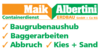 Kundenlogo von Maik Albertini Erdbau GmbH & Co. KG