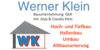 Kundenlogo von Klein Werner Bauunternehmung GbR