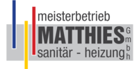 Kundenlogo Matthies Sanitär und Heizung GmbH