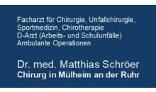 Kundenlogo von Schröer Matthias Dr.med.