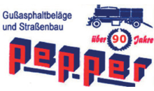Kundenlogo von Pepper & Sohn GmbH & Co KG Gußasphaltbeläge und Straßenbau