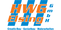 Kundenlogo HWG Elsing Creativ-Bau - Gerüstbau - Malerarbeiten GmbH