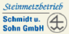 Kundenlogo von Steinmetzbetrieb Schmidt u. Sohn GmbH