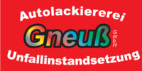 Kundenlogo Gneuß GmbH Autolackiererei und Unfallinstandsetzung