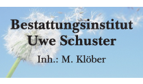 Kundenlogo von Bestattungsinstitut Uwe Schuster