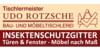Kundenlogo von Udo Rotzsche Tischlerei + Insektenschutz