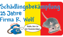 Kundenlogo von A-Z Schädlingsbekämpfung Firma R. Wolf