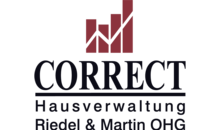 Kundenlogo von CORRECT Hausverwaltung Riedel & Martin OHG