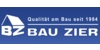 Kundenlogo von Bau Zier GmbH
